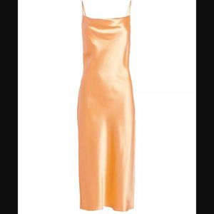 Cowl Neck Slip Dress, XS Peach